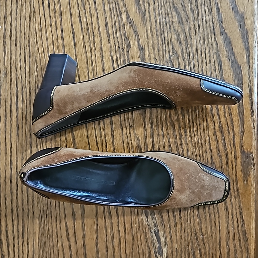Rare Vintage Guiseppe Zanotti Brown Suede and Leather Shoes - Picture 3 of 16